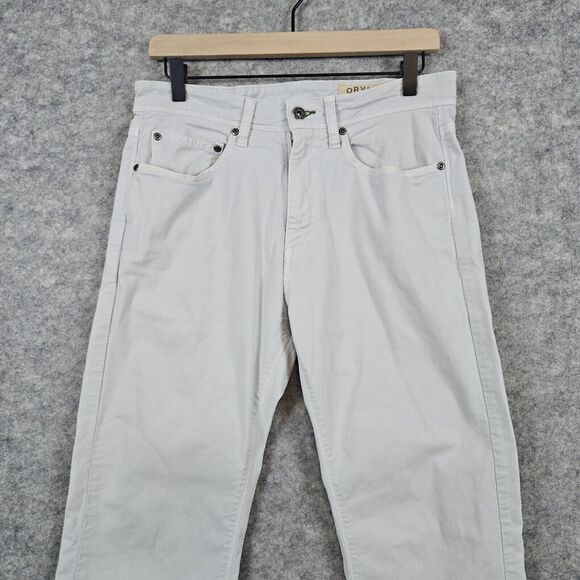 Orvis Men's Jeans Light Blue 32x30 (ACTUAL 31x28)‎ Denim Straight Leg 5-Pocket - Picture 2 of 16